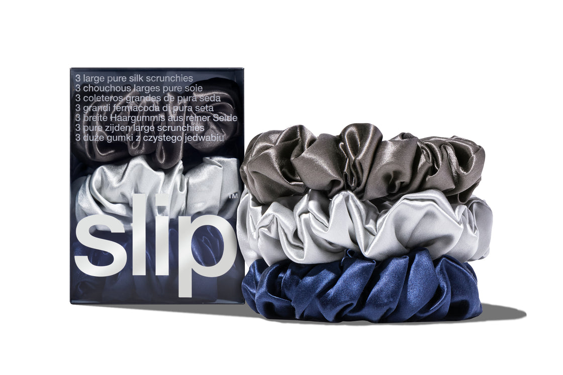 SLIP Large Scrunchies Midnight 3x