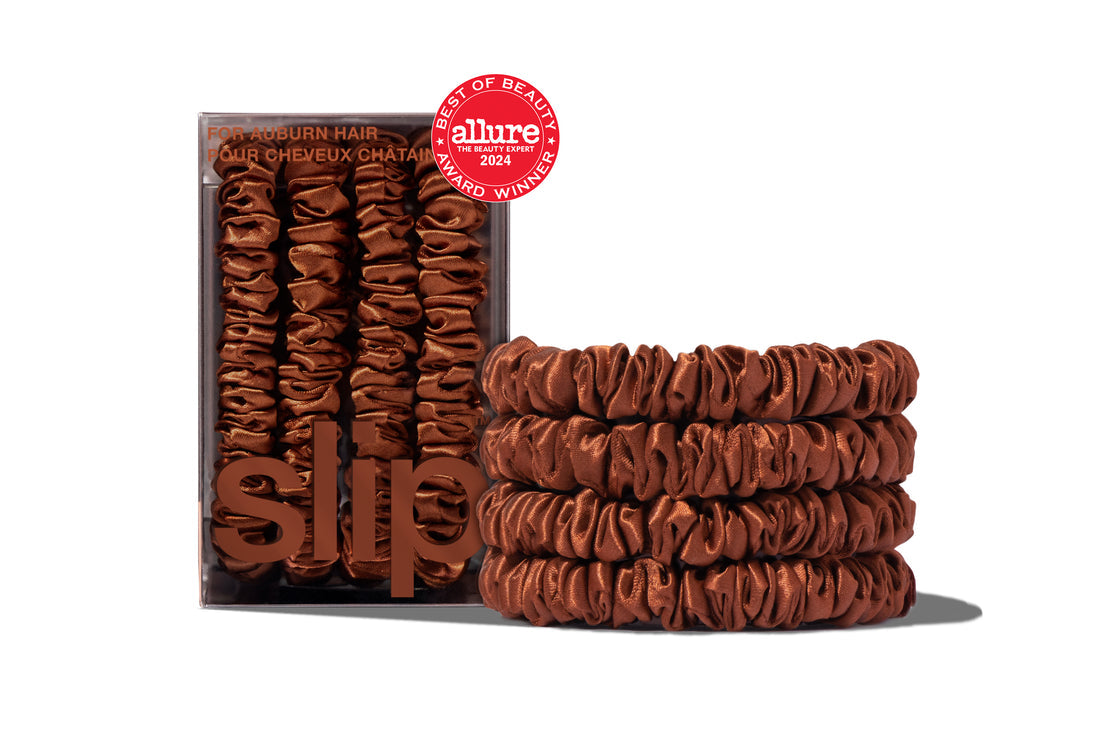 SLIP Skinny Scrunchies Auburn 4x