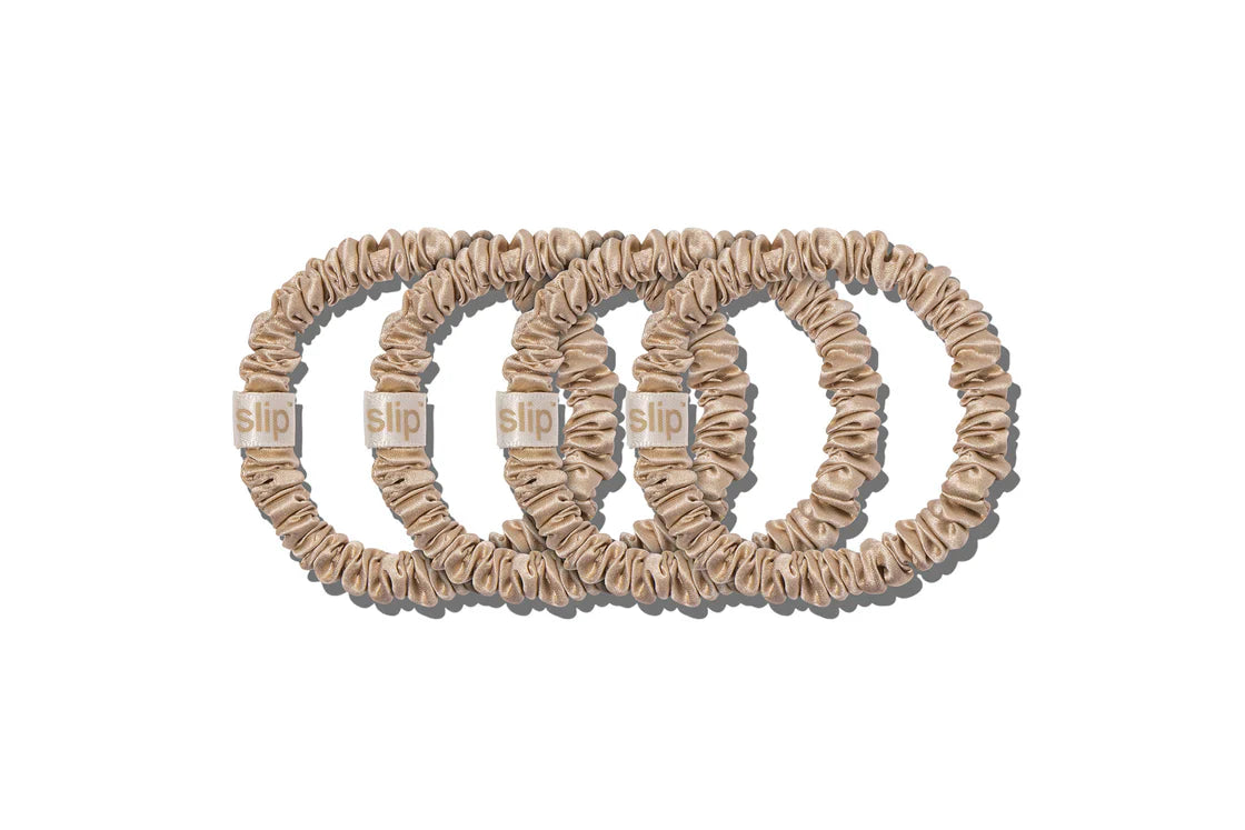 SLIP Skinny Scrunchies Blonde 4x