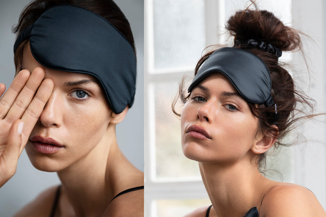 SLIP Silk Sleep Mask Black