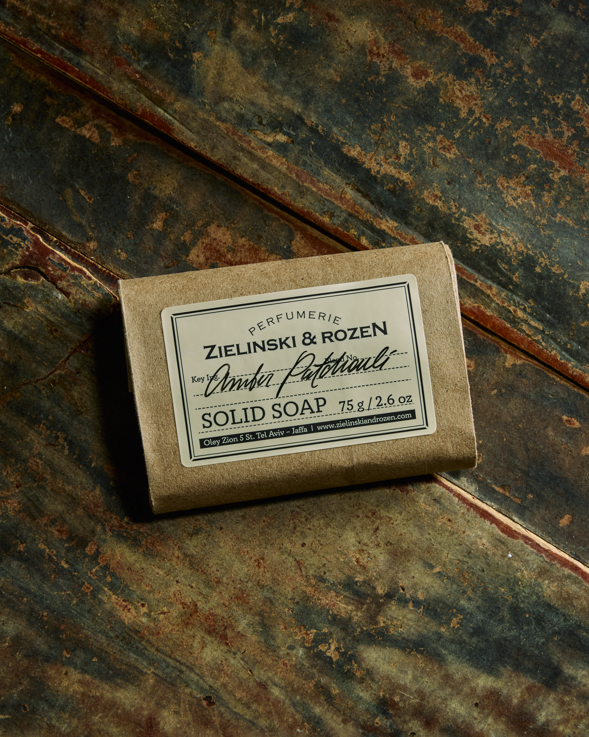 Zielinski &amp; Rozen | Solid Soap MOSS Amber, Patchouli Parfémované tuhé mýdlo