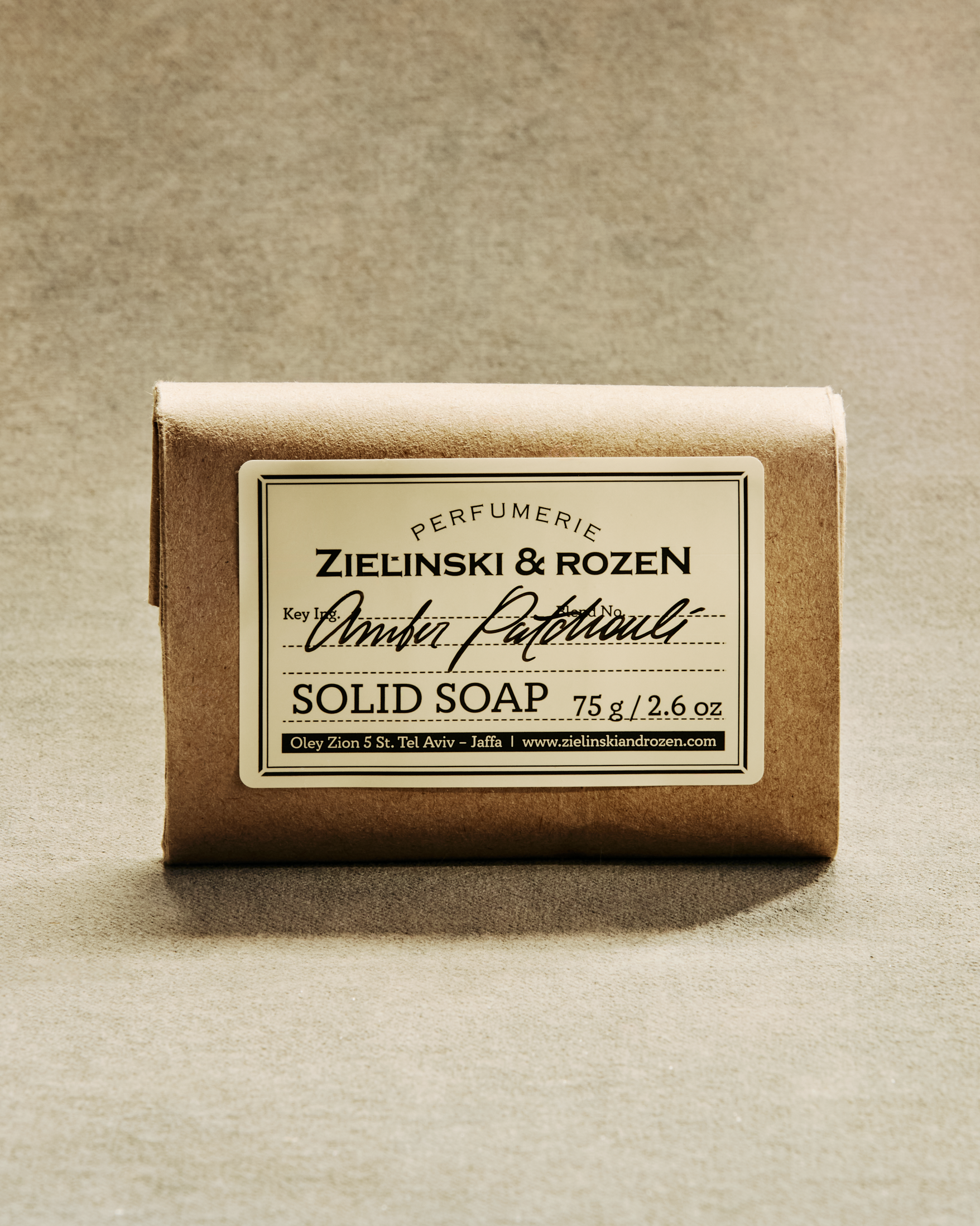 Zielinski &amp; Rozen | Solid Soap MOSS Amber, Patchouli Parfémované tuhé mýdlo