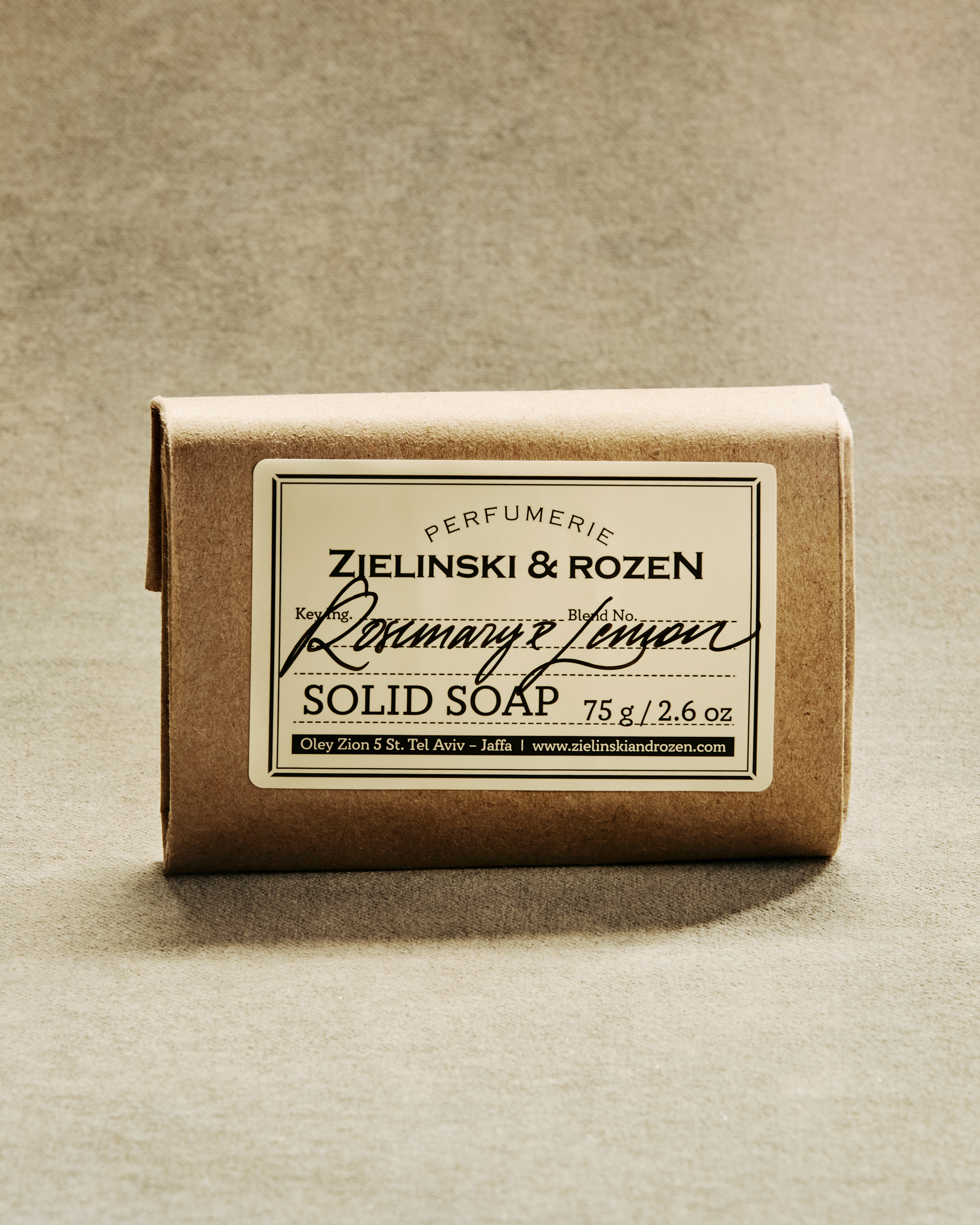 Zielinski &amp; Rozen | Solid Soap Rosemary &amp; Lemon 75 gr