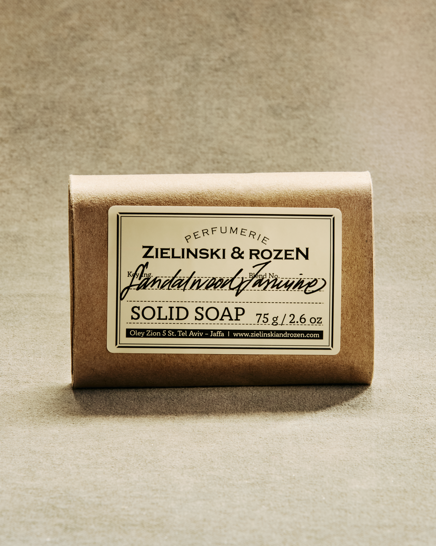 Zielinski &amp; Rozen | Solid Soap Sandalwood, Jasmine 75 gr