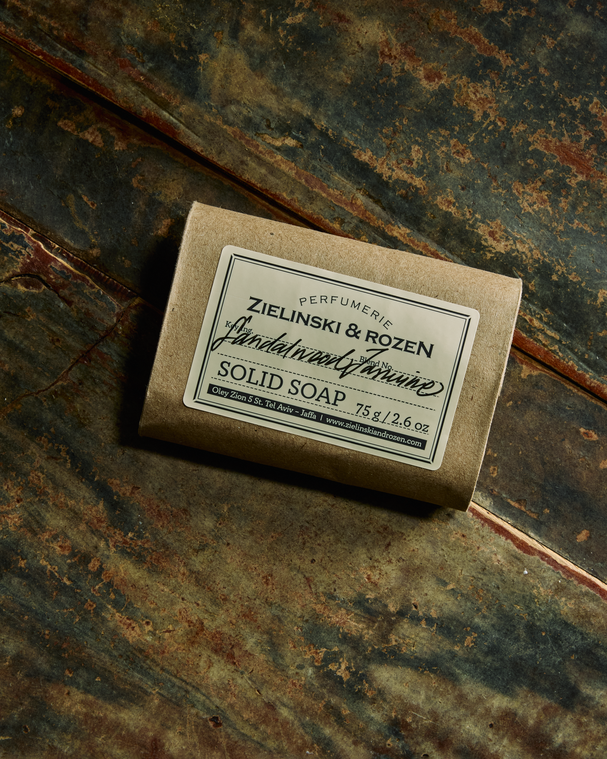 Zielinski &amp; Rozen | Solid Soap Sandalwood, Jasmine 75 gr