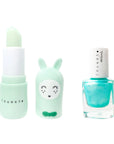 Inuwet Duo Aqua – Apple Lip Balm + Turquoise Apple Nail Polish