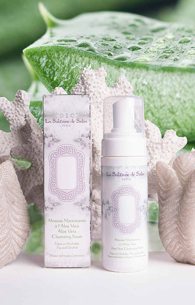 La Sultane de Saba Aloe Vera Cleansing Foam - Fig and Orchid Fragrance