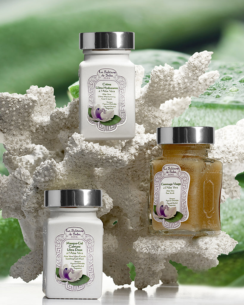 La Sultane de Saba Aloe Vera Ultra Gentle Soothing Gel Mask - Fig and Orchid Fragrance 100 ml