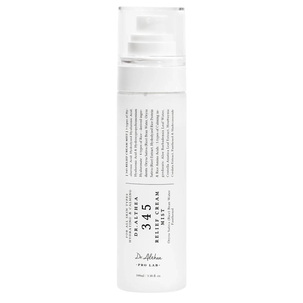 Dr. Althea 345 Relief Cream Mist – Dvoufázová hydratační a zklidňující pleťová mlha