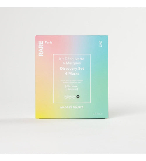 Rare Paris Discovery set pleťových masek – 4 ks  Discovery Box Face Masks