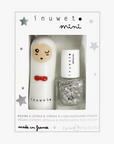 Inuwet Duo White – Cotton Candy Lip Balm + Top Coat Stars Nail Polish