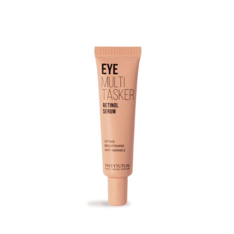 Instytutum Eye Multitasker Retinol Serum in a 15ml tube for anti-aging and skin rejuvenation.