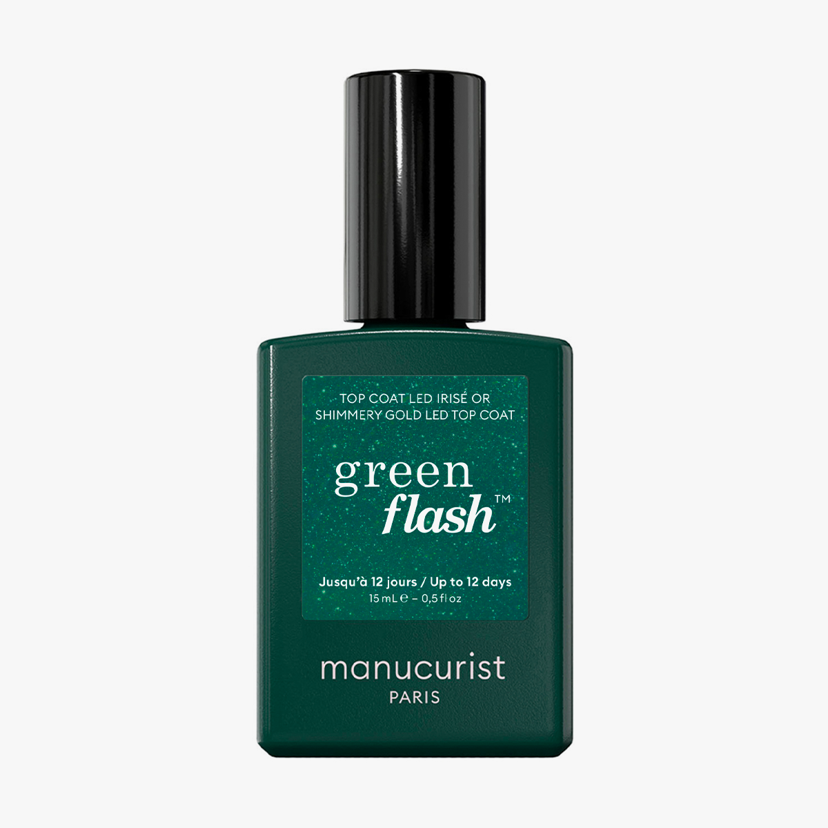 Manucurist Green Flash LED Shimmery Top Coat Gold 15 ml