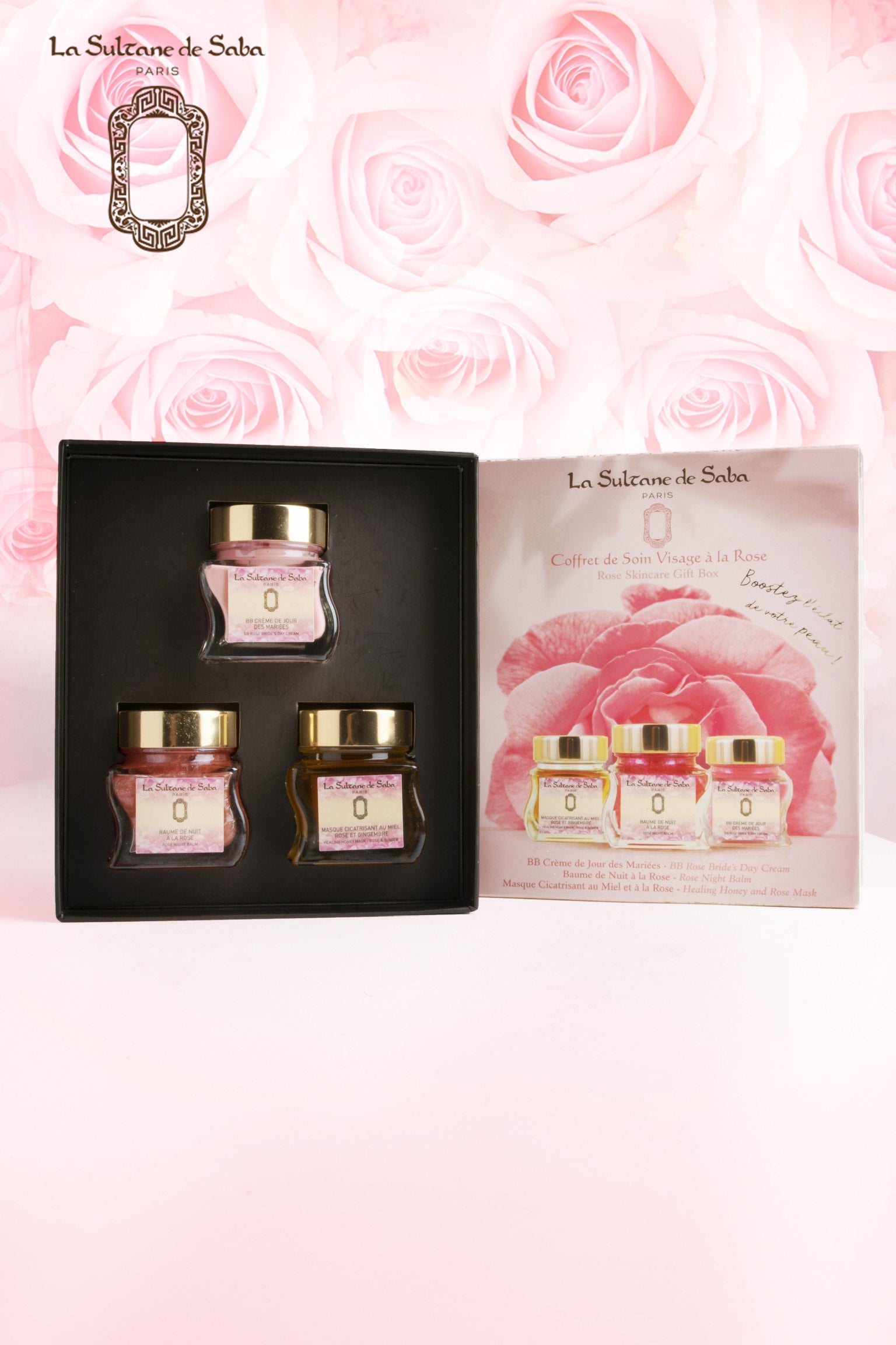 La Sultane de Saba | Coffret Rose – pleťová sada s růží Face Gift Set - Rose Fragrance