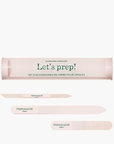 Manucurist Let‘s prep Set skleněných pilníků na nehty