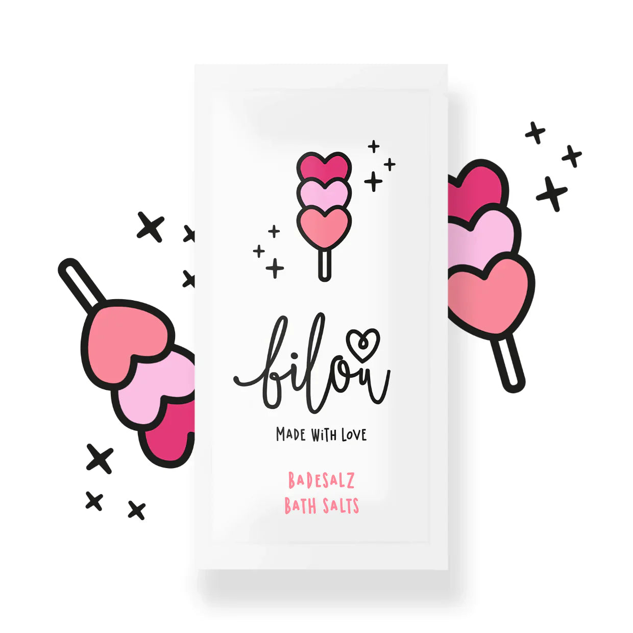 Bilou Sůl do koupele Lovely Strawberry 80 g