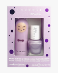 Inuwet Duo Mauve – Marshmallow Lip Balm + Mauve Blueberry Nail Polish