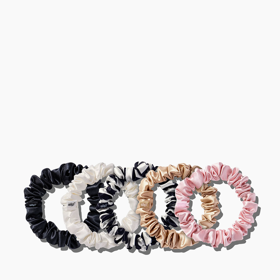 SLIP Multi Midi Scrunchies 5x