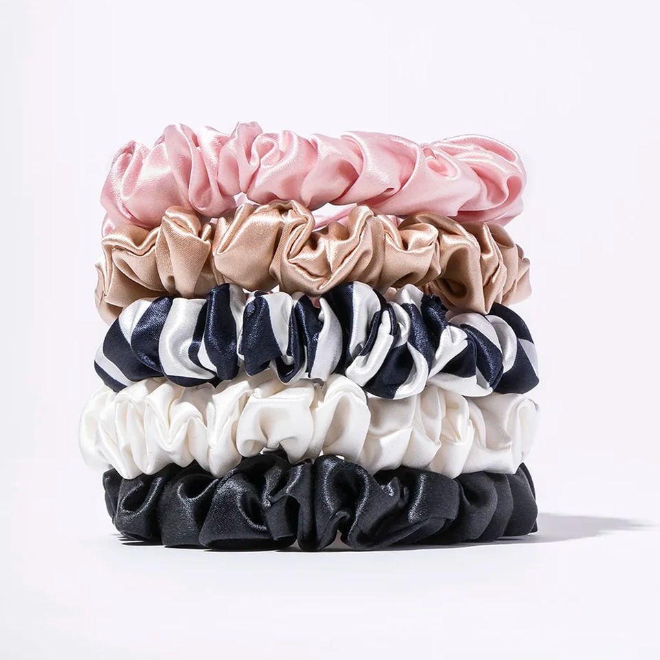 SLIP Multi Midi Scrunchies 5x