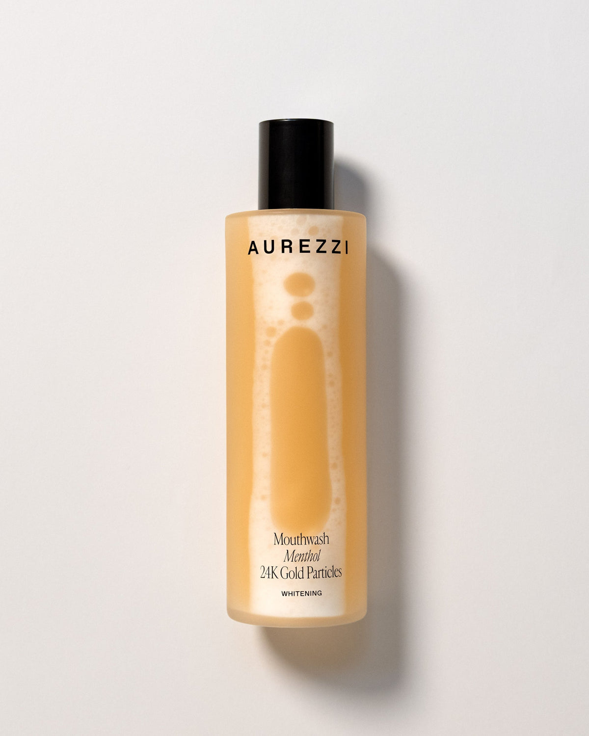 AUREZZI Mouthwash Gold Whitening Zlatá ústní voda s 24K zlatem a mentolem