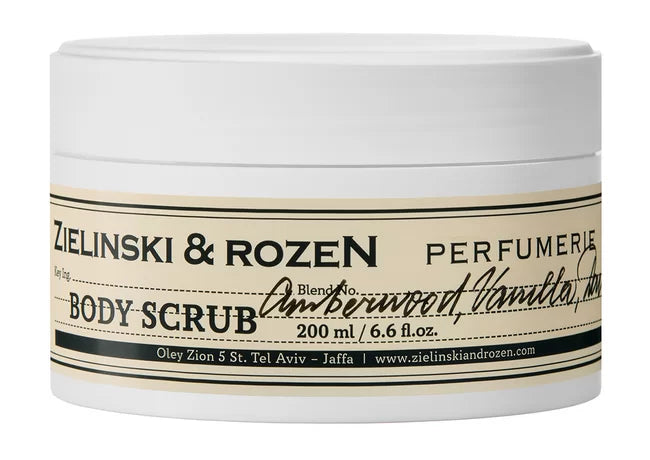 Zielinski &amp; Rozen | Body scrub Amberwood, Vanilla, Davana