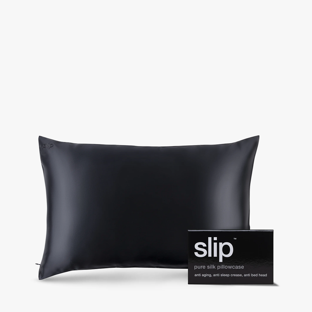 SLIP Silk Pillowcase Black