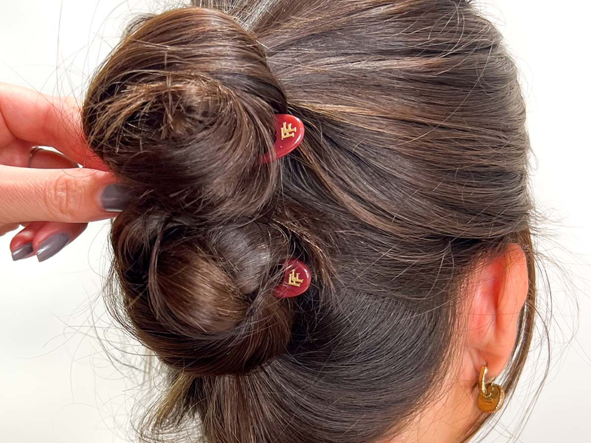 Nº 1 HAIRPIN | Ruby Red / Červená barva (3 ks)