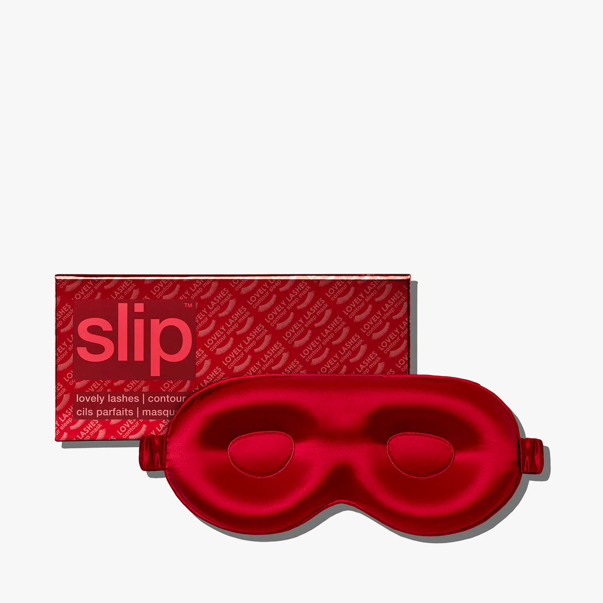SLIP Silk Contour Sleep Mask Scarlet