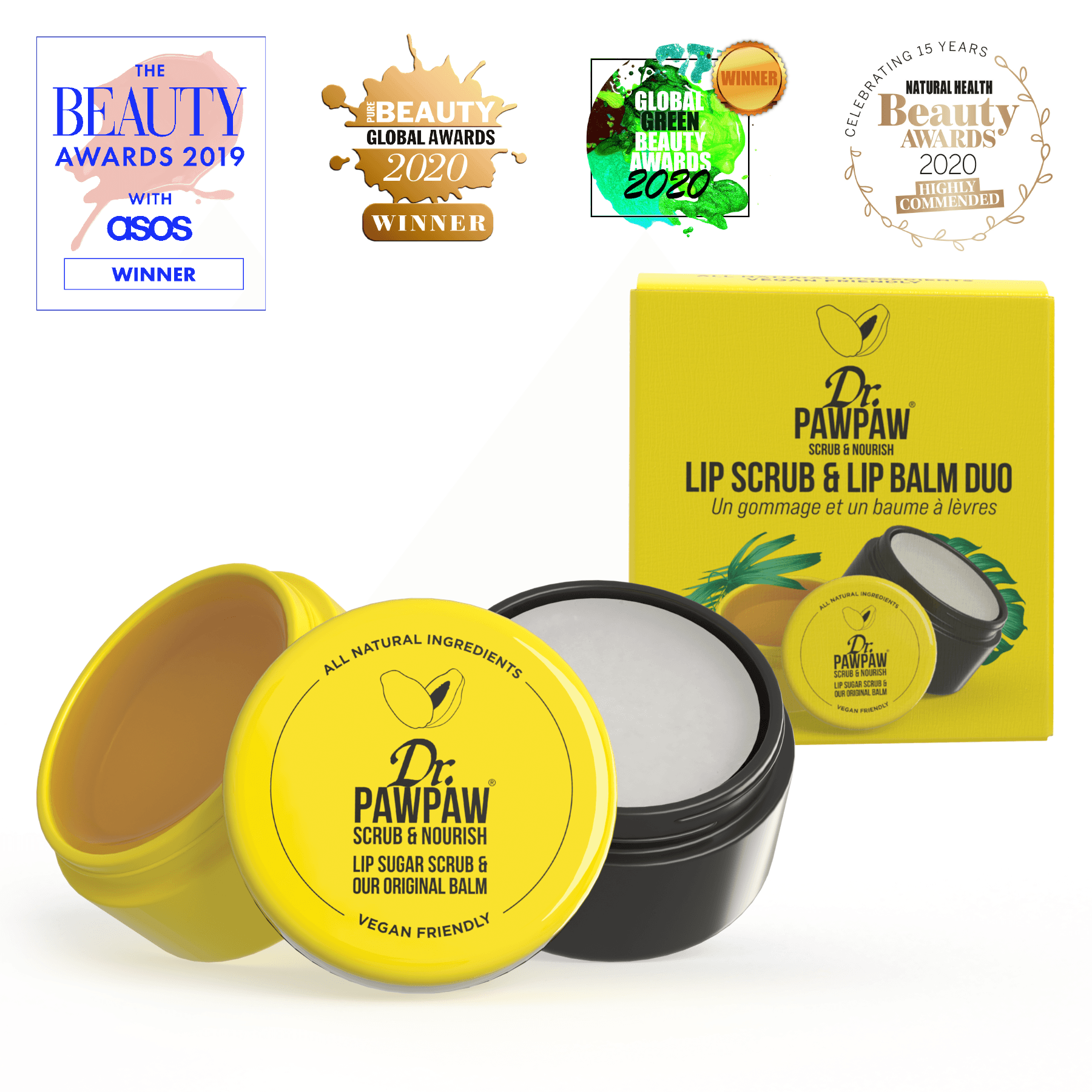 Scrub and Nourish - Lip Scrub and Balm - Dr Paw Paw