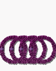 SLIP Skinny Scrunchies Dark Purple 4x