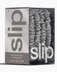 SLIP Skinny Scrunchies Silver 4x