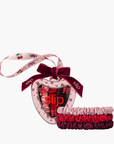 Skinny Scrunchie Tin Heart Ornament Emmie