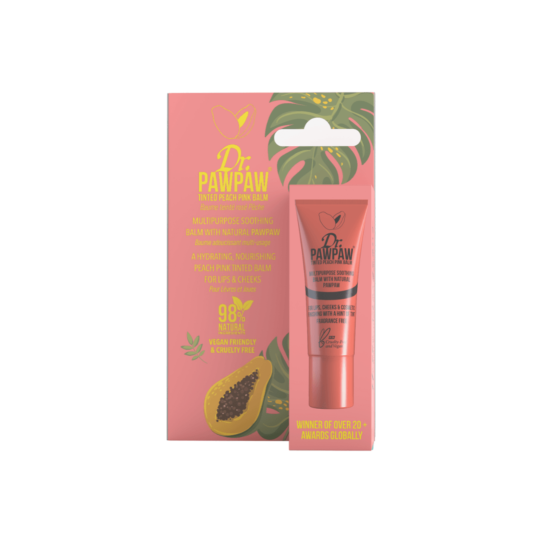 Tinted Peach Pink Lip Balm - 10ml - Dr Paw Paw