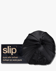 SLIP Silk Turban Black