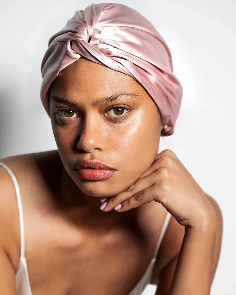 SLIP Silk Turban Pink